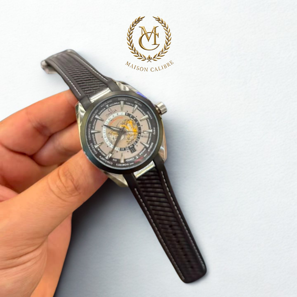 O. L'Explorateur Mondial – Worldtimer Aqua (Édition de Prestige)