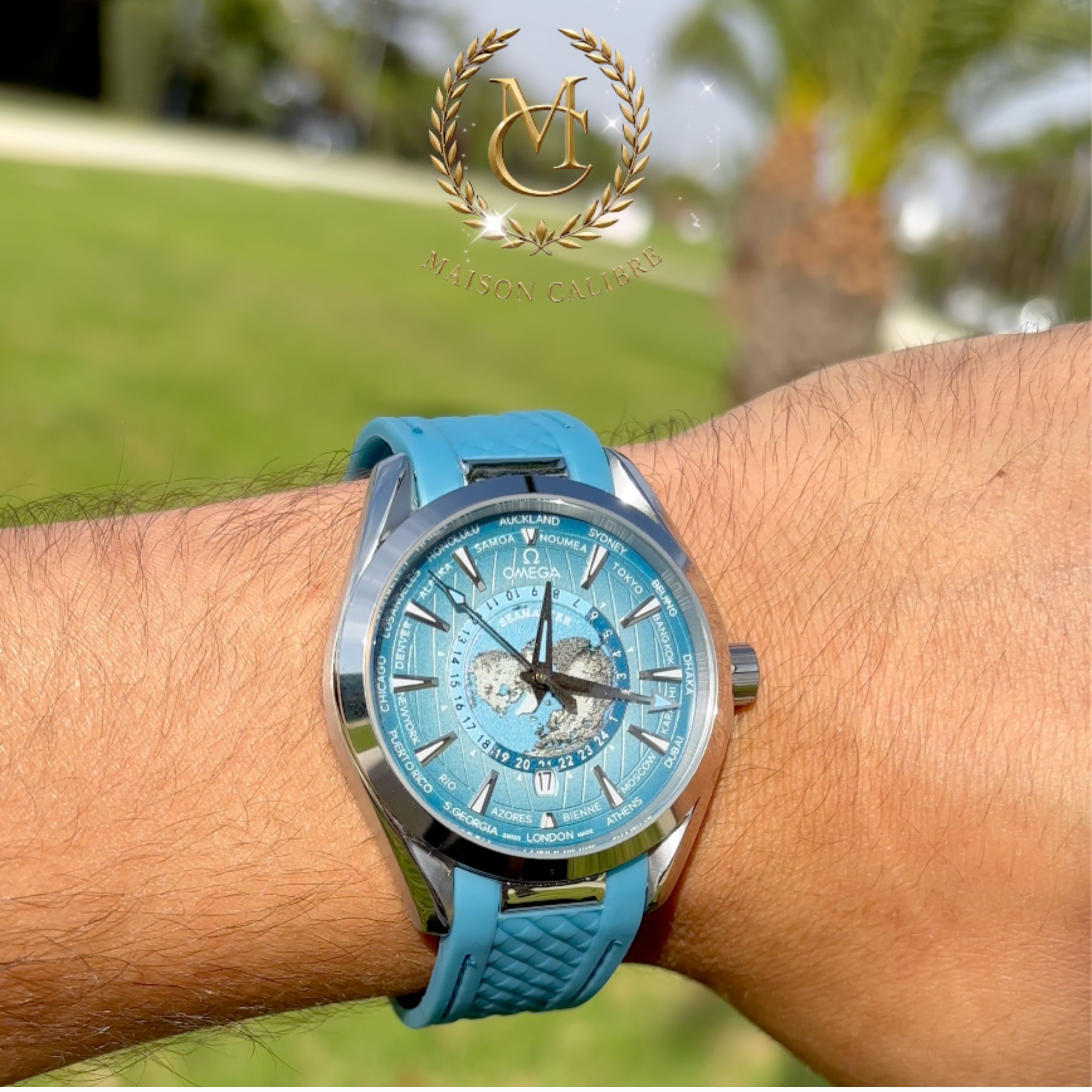 O. L'Explorateur Mondial – Worldtimer Aqua (Édition de Prestige)