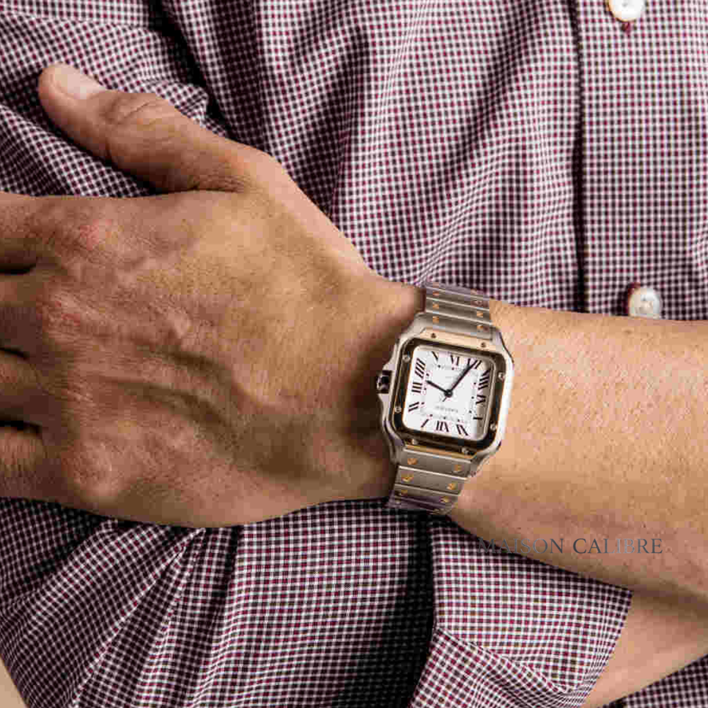 C. Le Classique Géométrique – Santos de Prestige (Édition Signature)