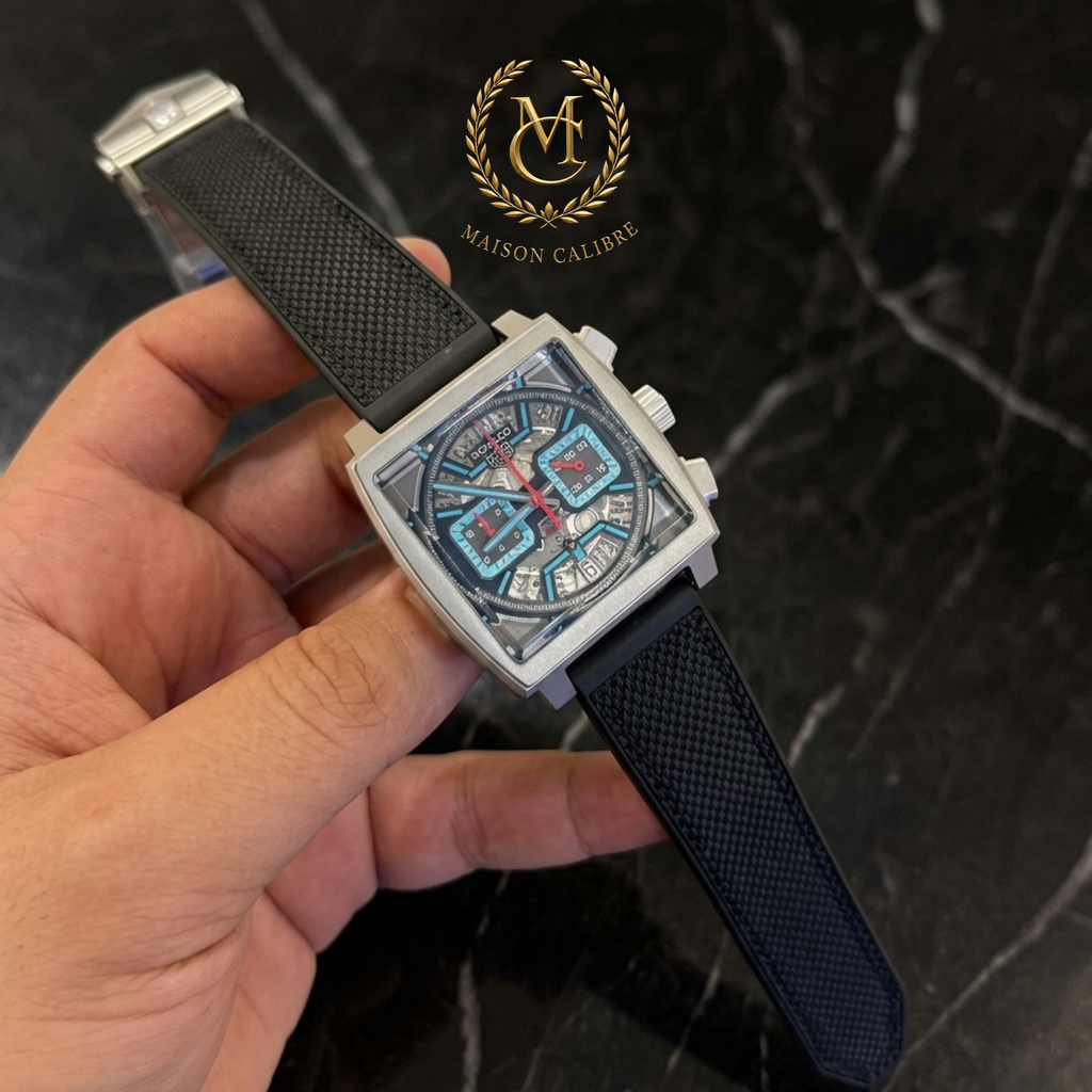 T.H Le Carré de Course – Édition Squelette (Série Sport Chronographe)
