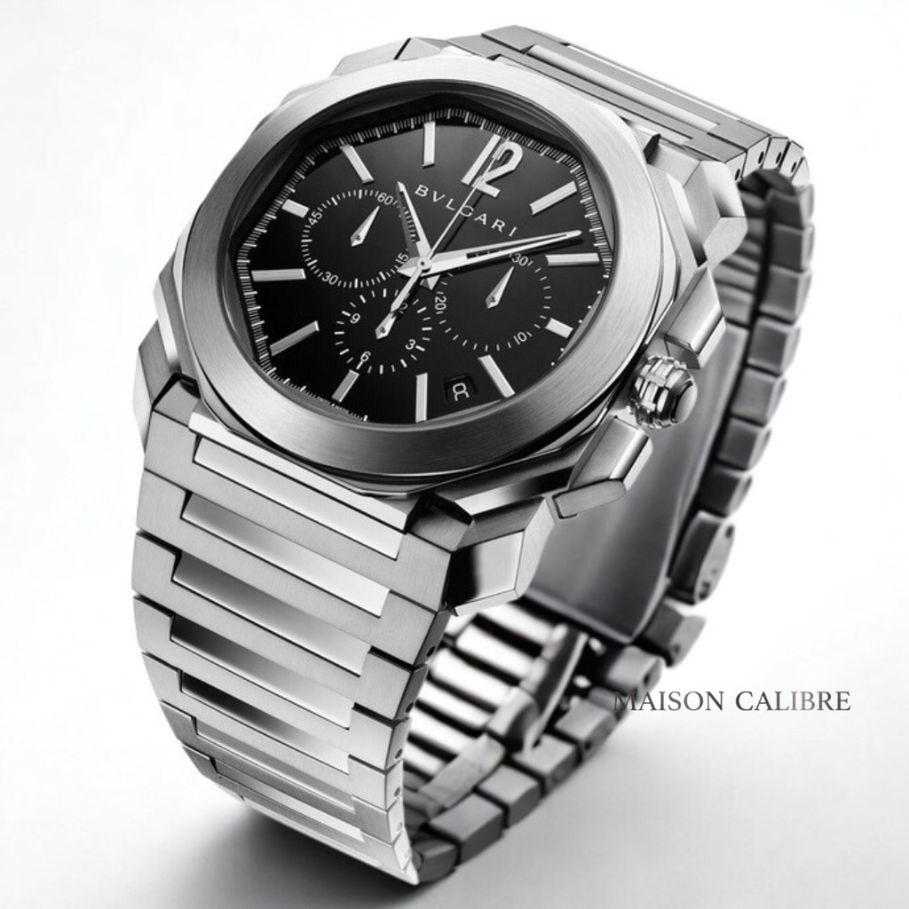 B. L’Architecturale – Octo Chronographe (Édition Sablée 904L)