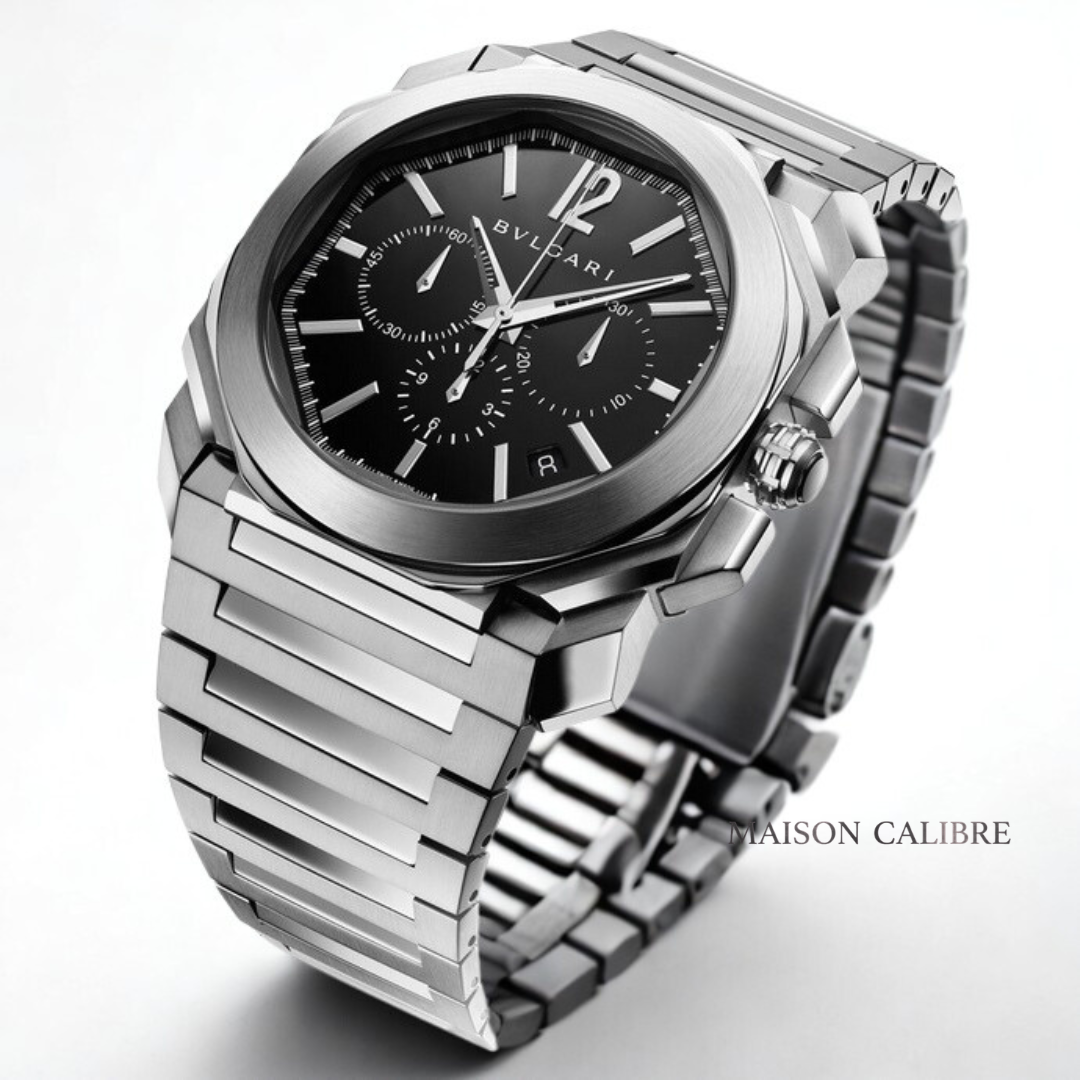 B. L’Architecturale – Octo Chronographe (Édition Sablée 904L)