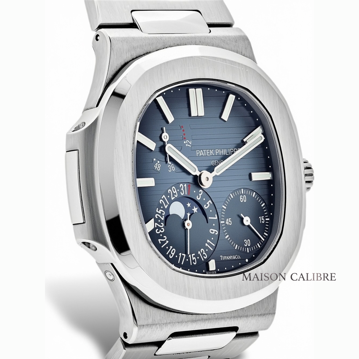 P.P L’Icône Céleste – Série Nautilus. Moonphase (Édition Super Swiss )