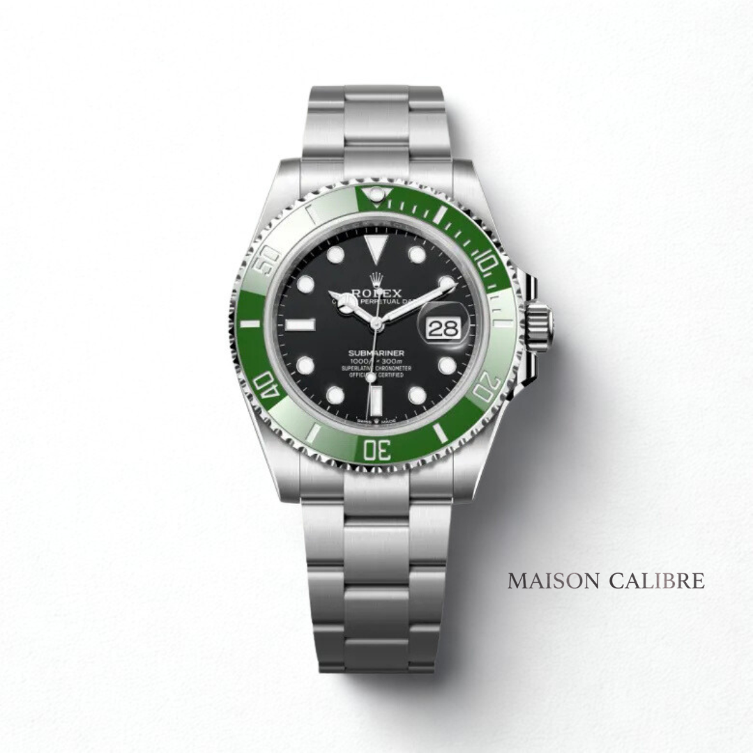 R. L’Iconique – Submariner Date 41 (Édition Green Bezel & Black)