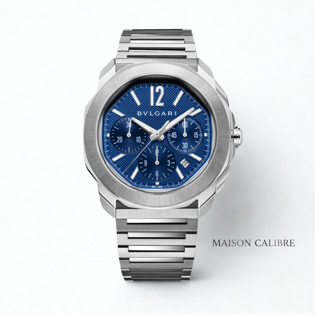 B. L’Architecturale – Octo Chronographe (Édition Sablée 904L)