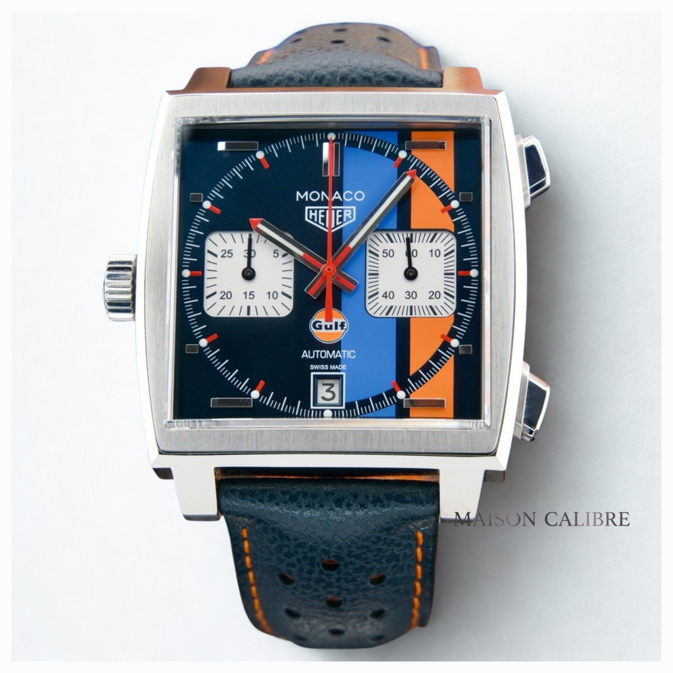 T.H Le Chronographe Carré – Édition Racing (Série Héritage)