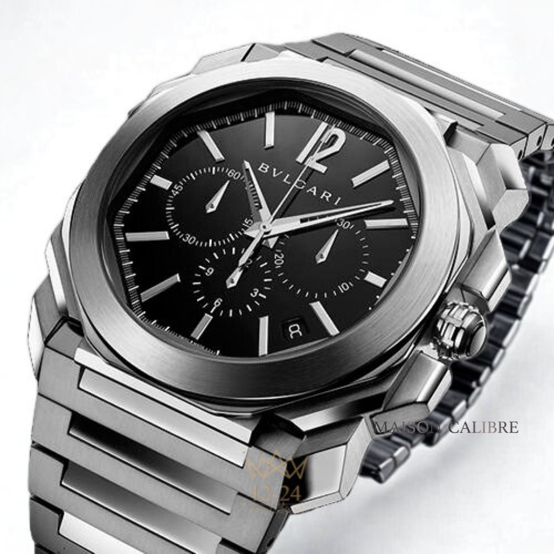 B. L’Architecturale – Octo Chronographe (Édition Sablée 904L)