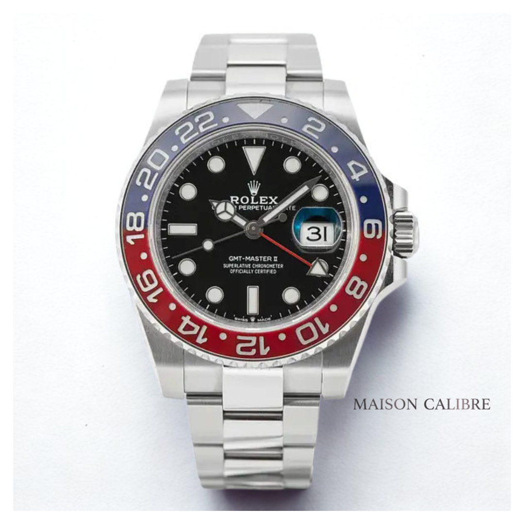 R. Le Voyageur "Pepsi" – GMT-Master II (Édition Cerachrom 904L)