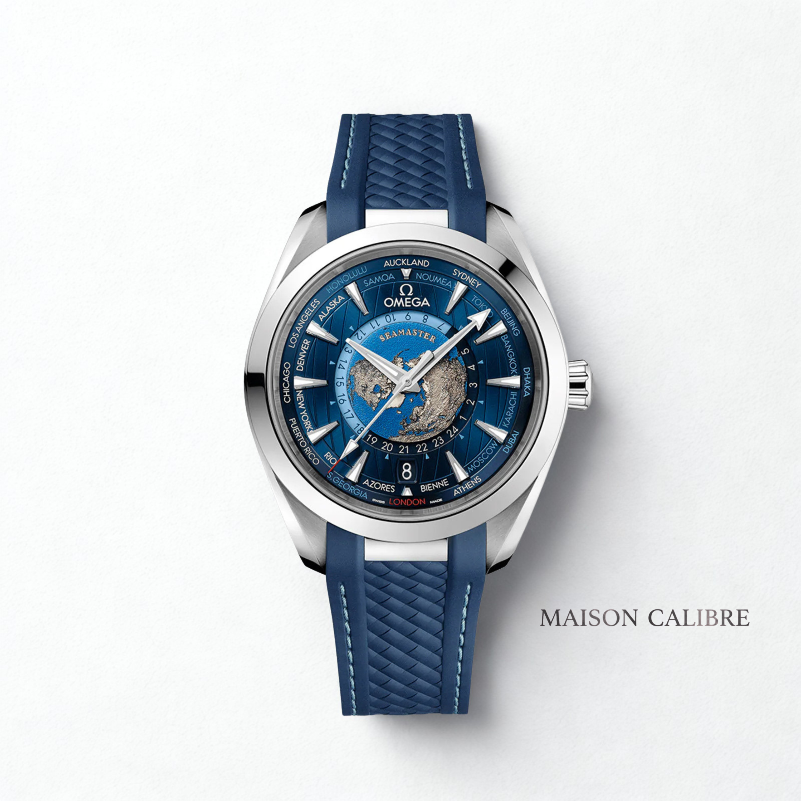 O. L'Explorateur Mondial – Worldtimer Aqua (Édition de Prestige)