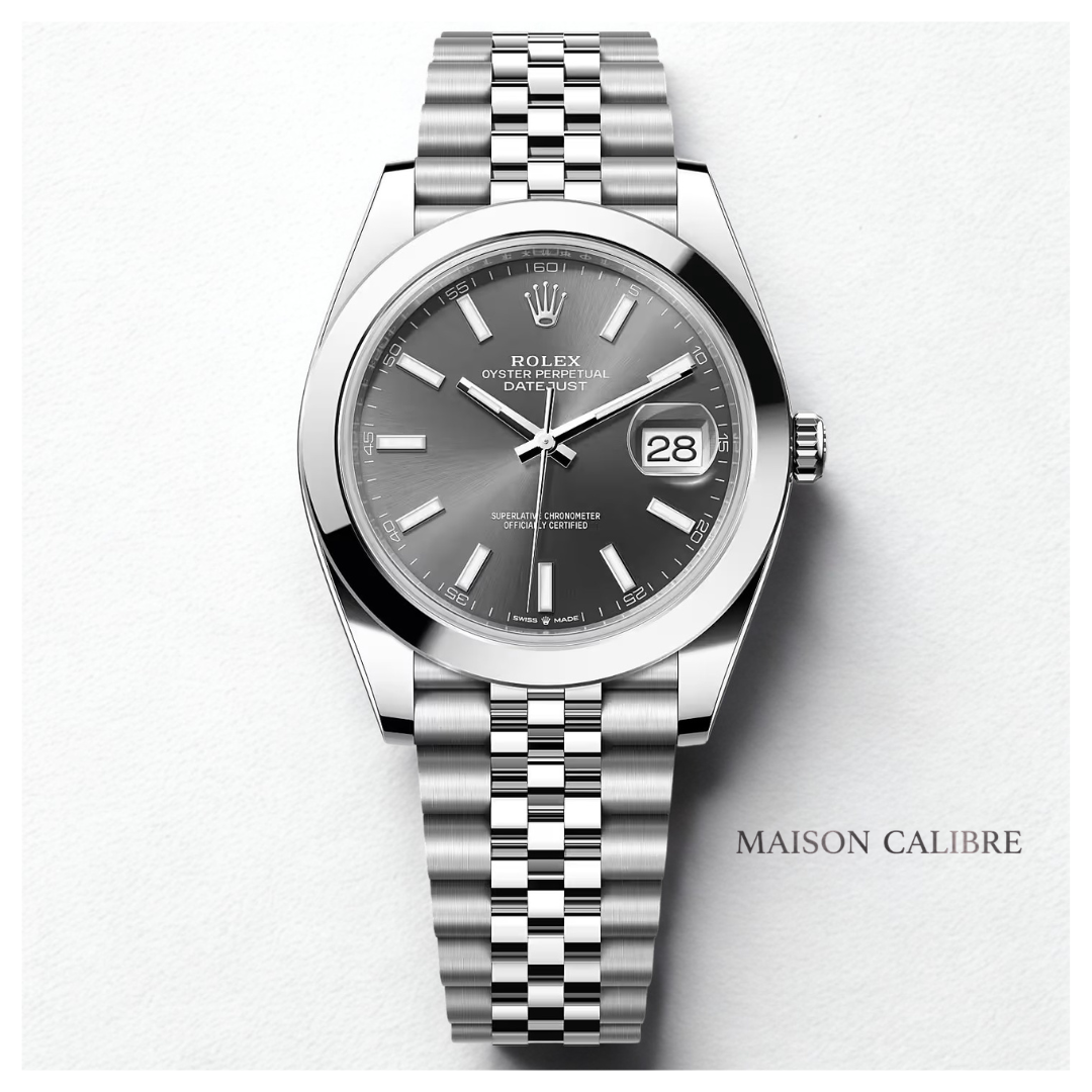 R. L’Épure – Datejus.t Smooth (Acier 904L)