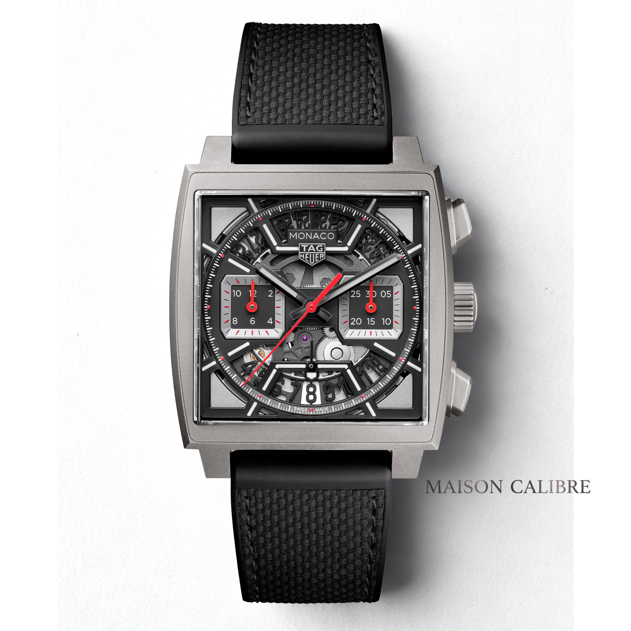 T.H Le Carré de Course – Édition Squelette (Série Sport Chronographe)