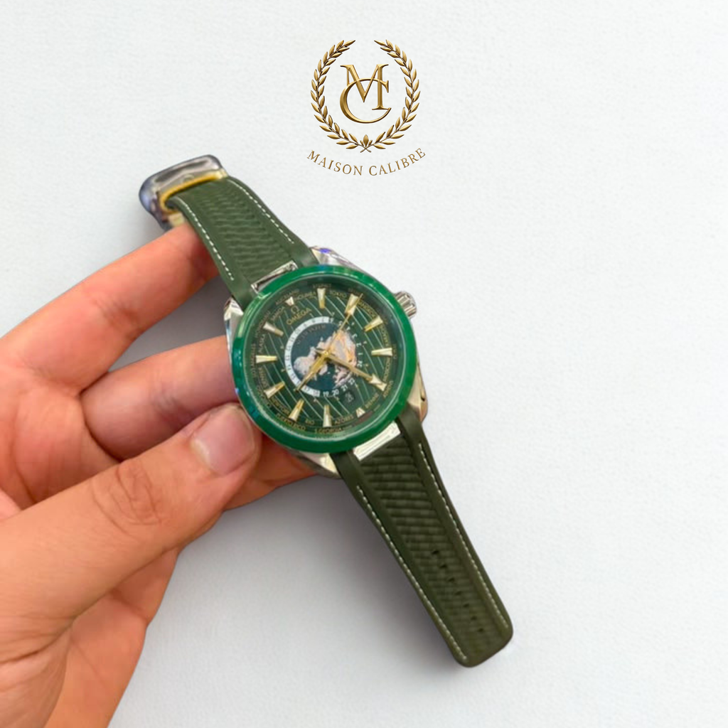 O. L'Explorateur Mondial – Worldtimer Aqua (Édition de Prestige)