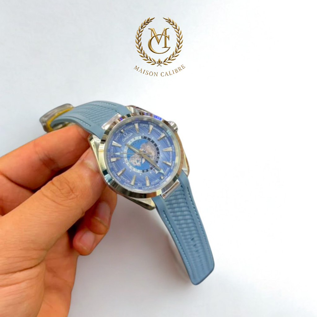 O. L'Explorateur Mondial – Worldtimer Aqua (Édition de Prestige)