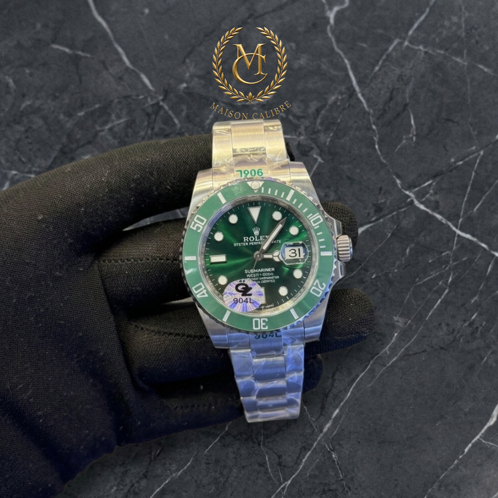 R. L’Iconique – Submariner Date 41 (Édition Green Bezel & Black)