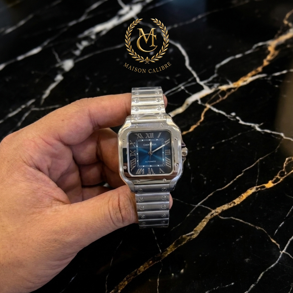 C. Le Classique Géométrique – Santos de Prestige (Édition Signature)