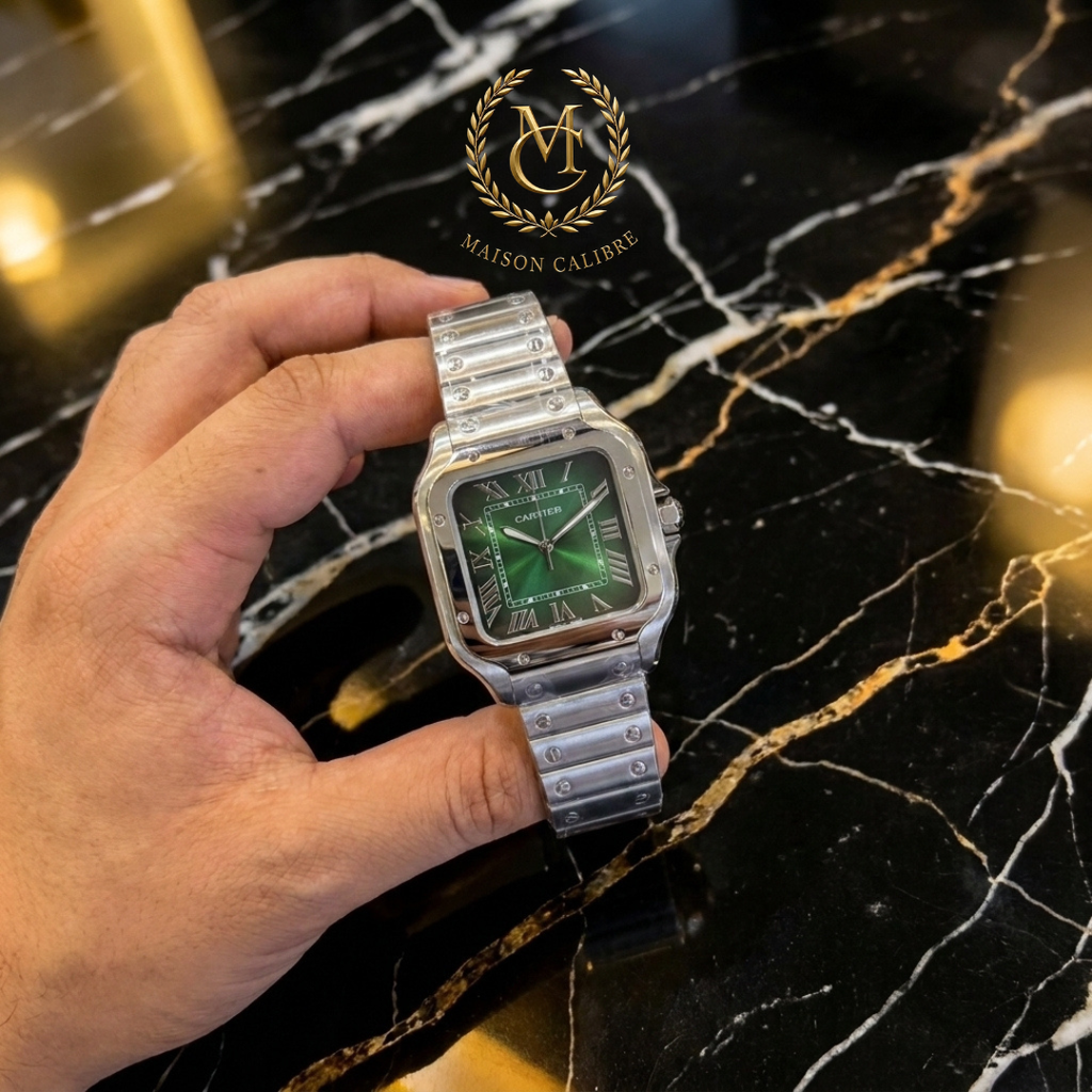 C. Le Classique Géométrique – Santos de Prestige (Édition Signature)