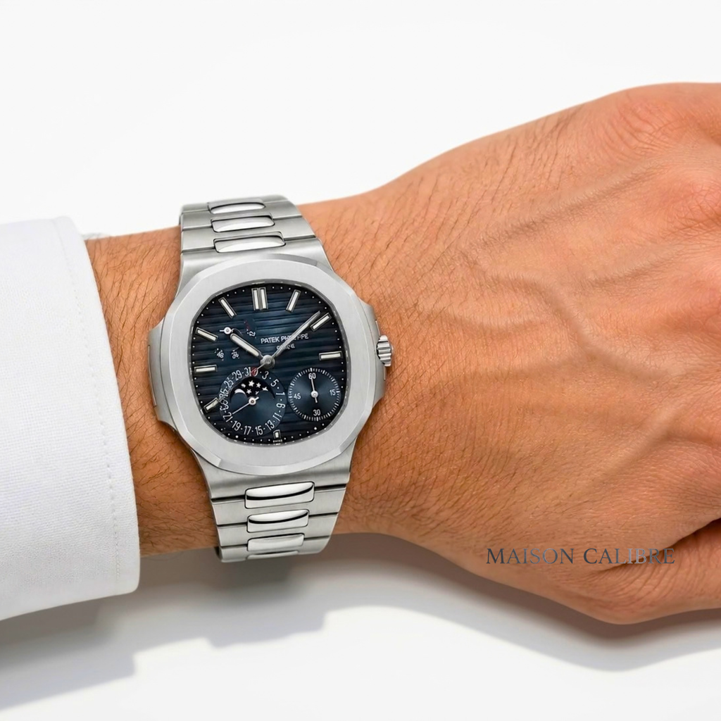 P.P L’Icône Céleste – Série Nautilus. Moonphase (Édition Super Swiss )