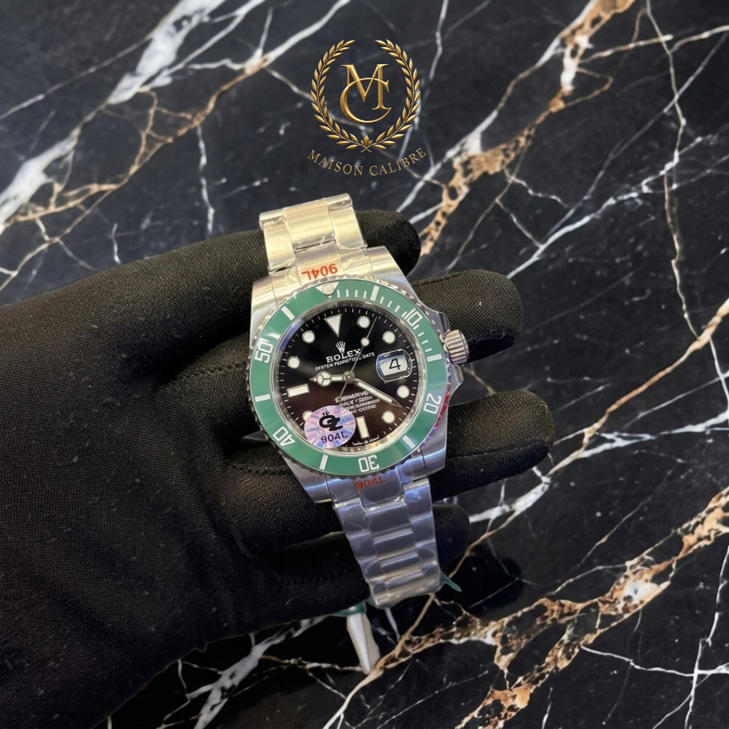 R. L’Iconique – Submariner Date 41 (Édition Green Bezel & Black)