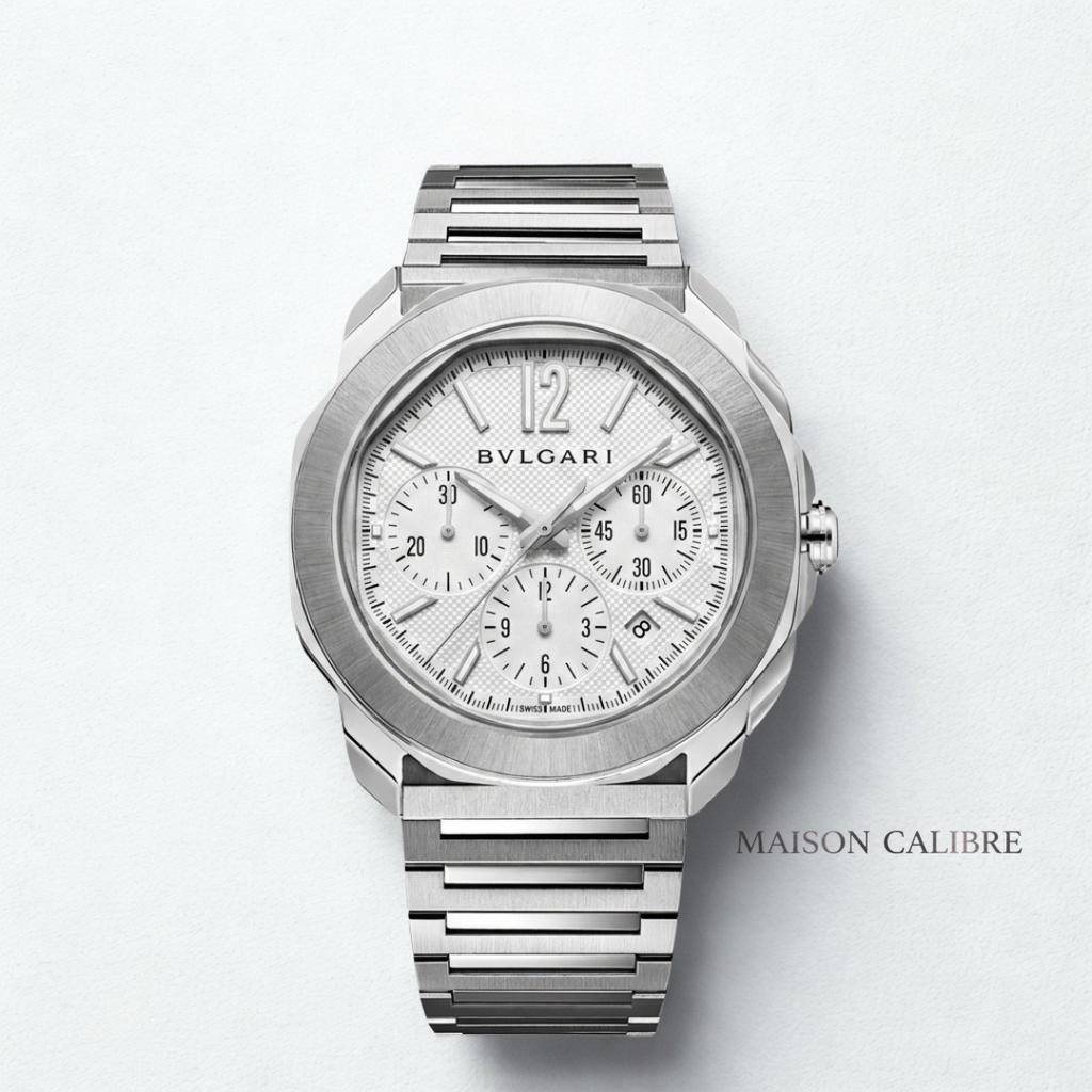 B. L’Architecturale – Octo Chronographe (Édition Sablée 904L)