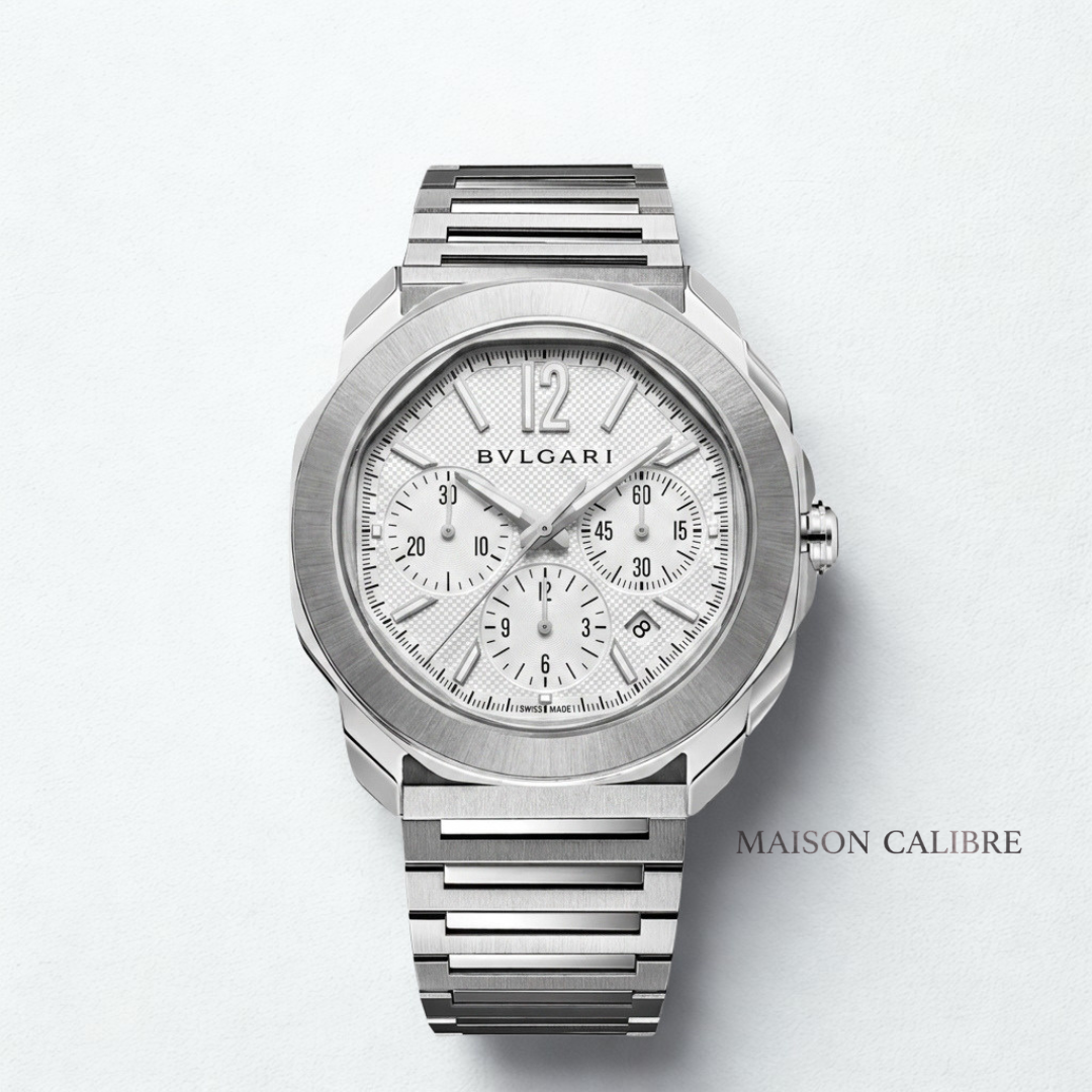 B. L’Architecturale – Octo Chronographe (Édition Sablée 904L)