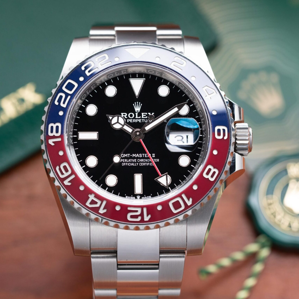 R. Le Voyageur "Pepsi" – GMT-Master II (Édition Cerachrom 904L)