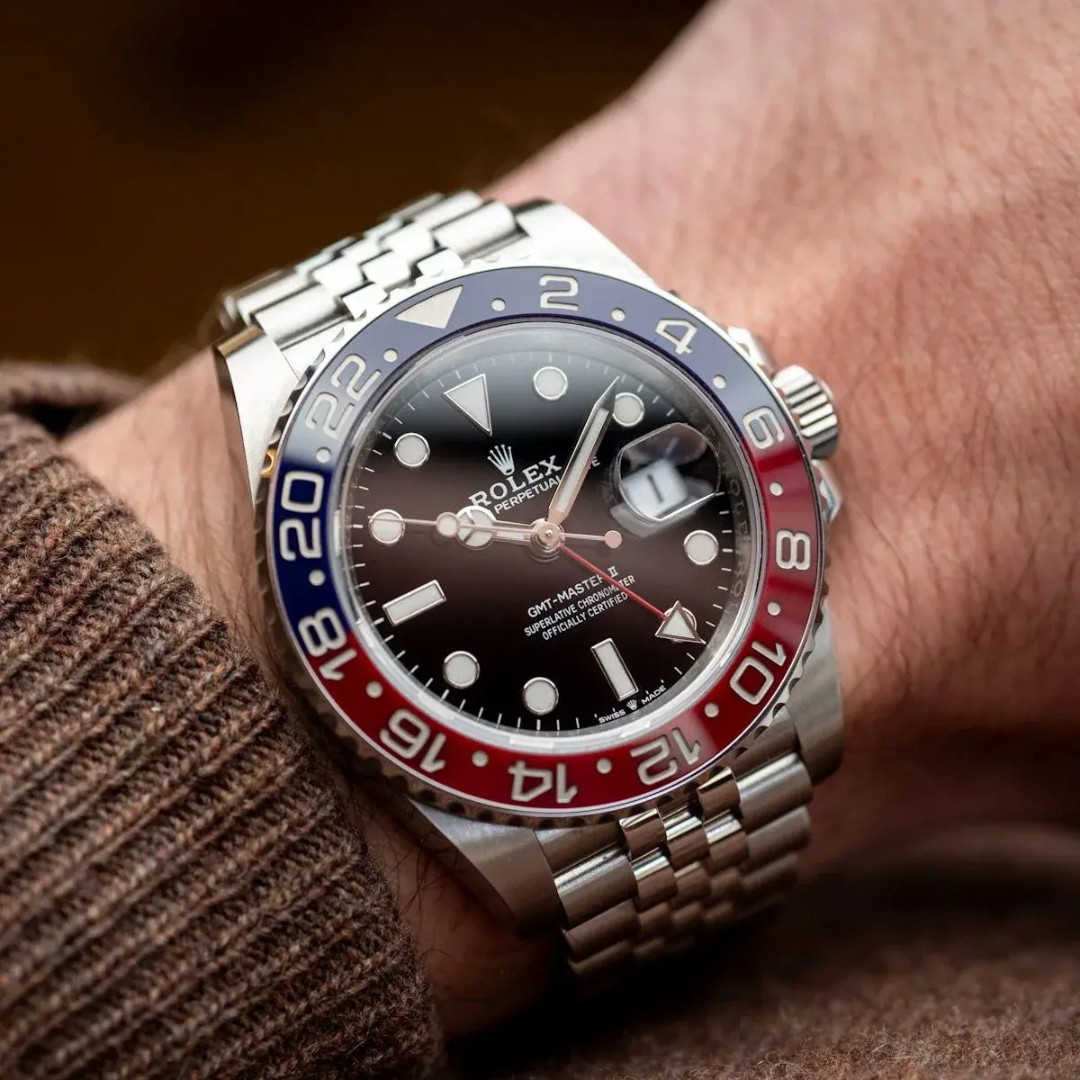 R. Le Voyageur "Pepsi" – GMT-Master II (Édition Cerachrom 904L)